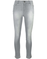 hellblaue Jeans mit Sternenmuster von Twin-Set