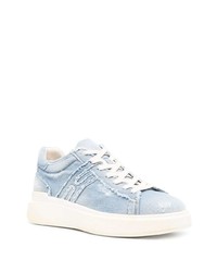 hellblaue Jeans niedrige Sneakers von Hogan