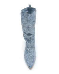 hellblaue Jeans Stiefeletten von Stella McCartney