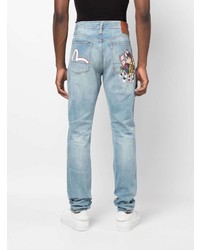 hellblaue Jeans von Evisu