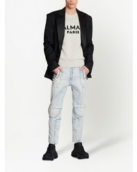 hellblaue Jeans von Balmain