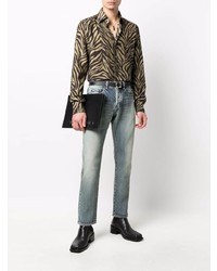 hellblaue Jeans von Saint Laurent