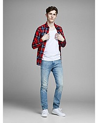 hellblaue Jeans von Jack & Jones