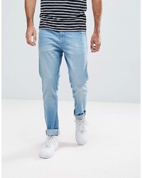 hellblaue Jeans