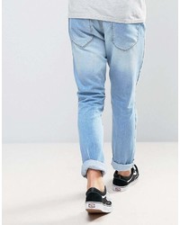 hellblaue Jeans