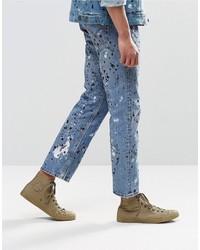 hellblaue Jeans von Reclaimed Vintage