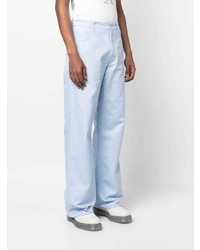 hellblaue Jeans von Raf Simons