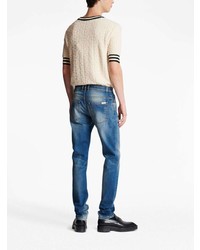 hellblaue Jeans von Balmain