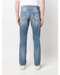 hellblaue Jeans von Marcelo Burlon County of Milan