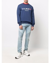 hellblaue Jeans von Balmain