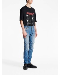 hellblaue Jeans von Balmain