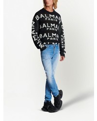 hellblaue Jeans von Balmain