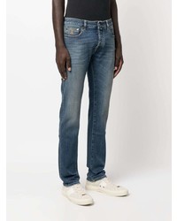 hellblaue Jeans von Moorer