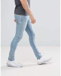 hellblaue Jeans