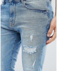 hellblaue Jeans