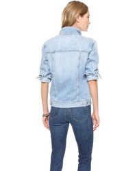 hellblaue Jeansjacke von AG Jeans