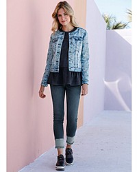 hellblaue Jeansjacke von AMY VERMONT