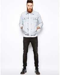 hellblaue Jeansjacke von Asos