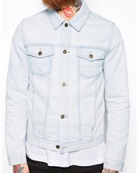 hellblaue Jeansjacke von Asos