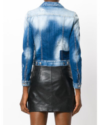 hellblaue Jeansjacke von Dsquared2