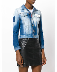 hellblaue Jeansjacke von Dsquared2