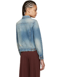 hellblaue Jeansjacke von Simon Miller