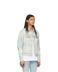 hellblaue Jeansjacke von Amiri