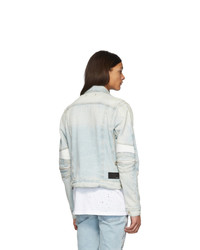 hellblaue Jeansjacke von Amiri