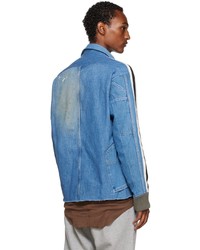 hellblaue Jeansjacke von Greg Lauren