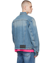 hellblaue Jeansjacke von We11done