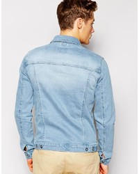 hellblaue Jeansjacke von Asos