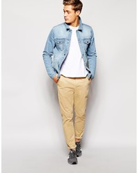 hellblaue Jeansjacke von Asos