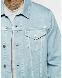 hellblaue Jeansjacke von Asos