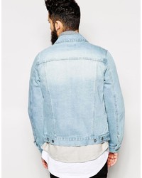 hellblaue Jeansjacke von Asos