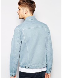 hellblaue Jeansjacke von Asos