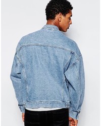 hellblaue Jeansjacke von Asos