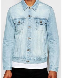 hellblaue Jeansjacke von Asos