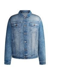 hellblaue Jeansjacke von Camp David