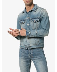 hellblaue Jeansjacke von Alanui