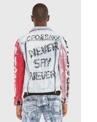 hellblaue Jeansjacke von Cipo & Baxx