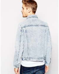 hellblaue Jeansjacke von Asos