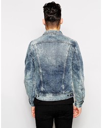 hellblaue Jeansjacke von Lee