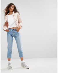 hellblaue Jeansjacke von Asos