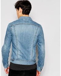 hellblaue Jeansjacke von Lee