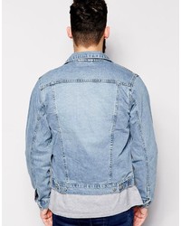 hellblaue Jeansjacke von Cheap Monday