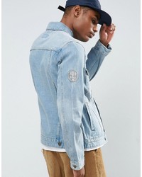 hellblaue Jeansjacke von Asos