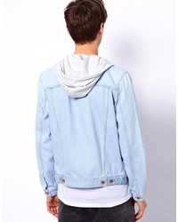 hellblaue Jeansjacke von Asos