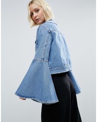 hellblaue Jeansjacke von Asos