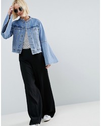 hellblaue Jeansjacke von Asos