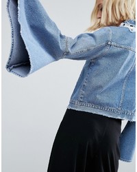 hellblaue Jeansjacke von Asos